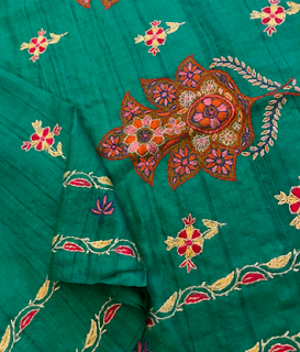 Sozni embroidery saree Sozni embroidery saree