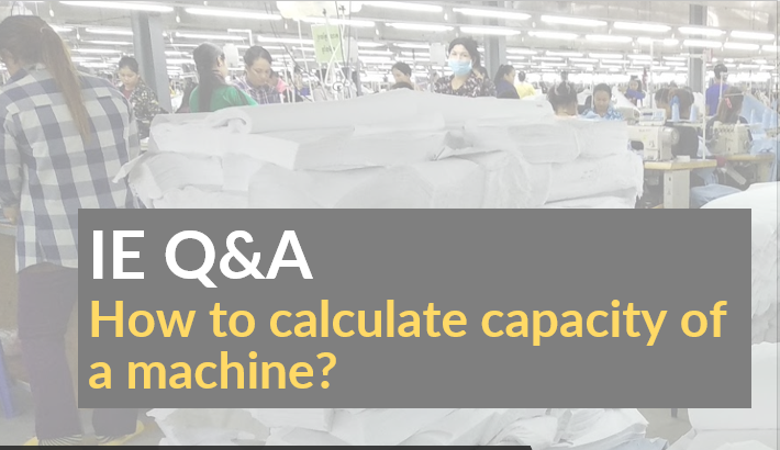 Calculating sewing machine capacity