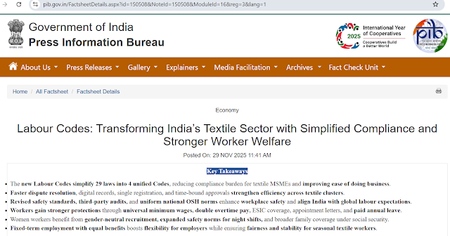 New labour Codes in India 2025