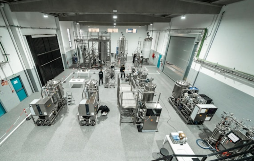 Industrial factory building