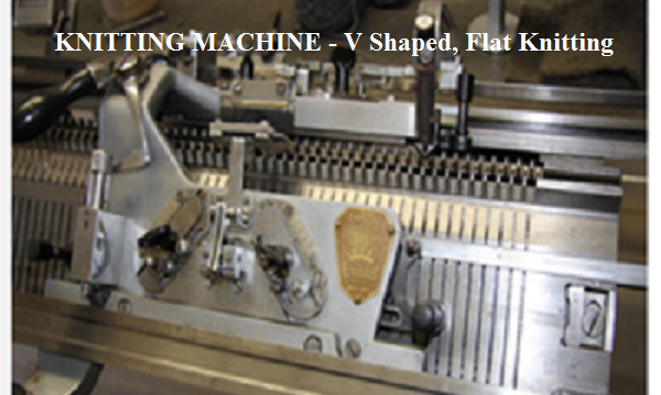 Flat knitting machine Flat knitting machine