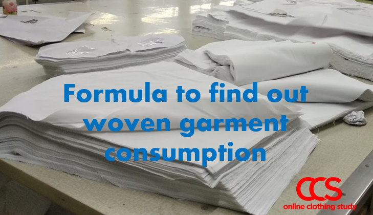 Fabric marker for consumption calculation