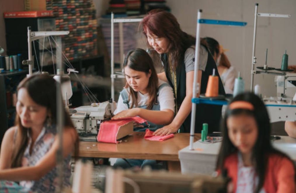 Sewing operator training