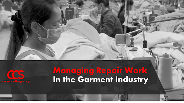 Garment repair work Garment repair work
