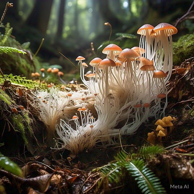 Mushroom silk