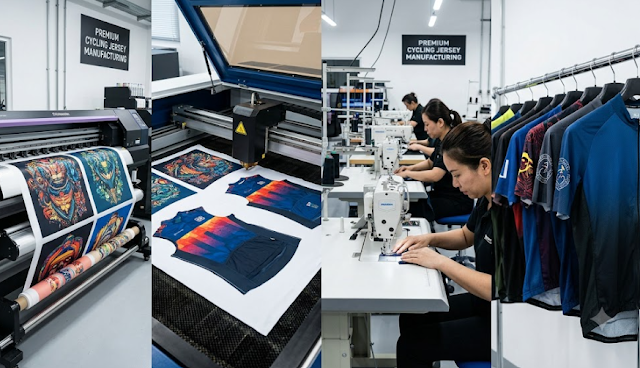 Premium Cycling Jerseys Manufacuring