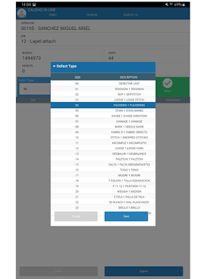 SQC application defect list SQC application defect list