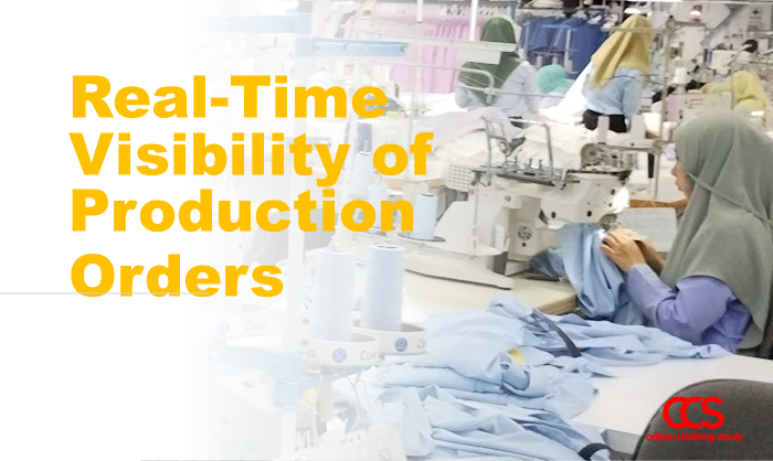 Visibility of production orders