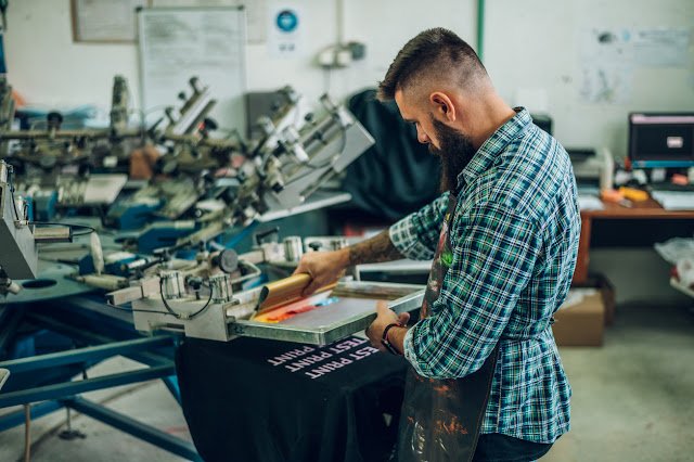 T-shirt screen printing octopus machine T-shirt screen printing machine