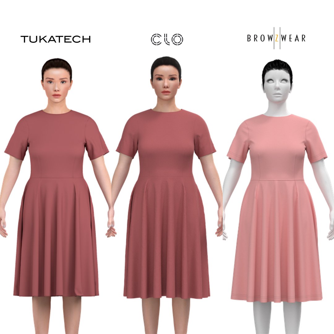 Tukatech 3D Open Fashion, CLO and Browzwear Tukatech 3D, CLO and Browzwear