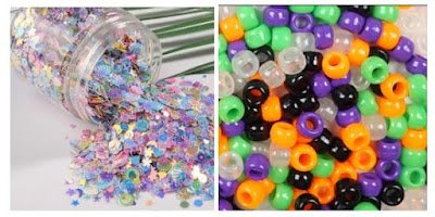 sequins and beads